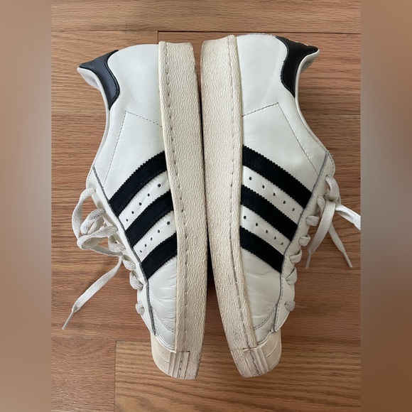 Adidas Superstar 80s DLX Sneaker - Vintage White & Black - 10.5 - Picture 10 of 14